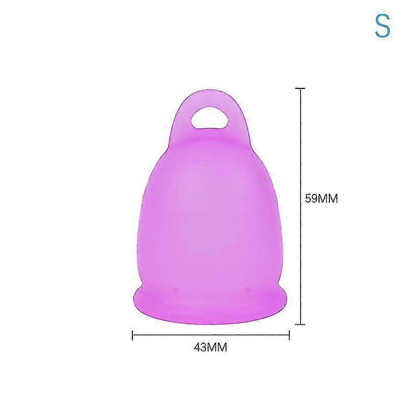 1pc Soft Silicone Feminine Sensitive Period Menstrual Cup Reusable S L