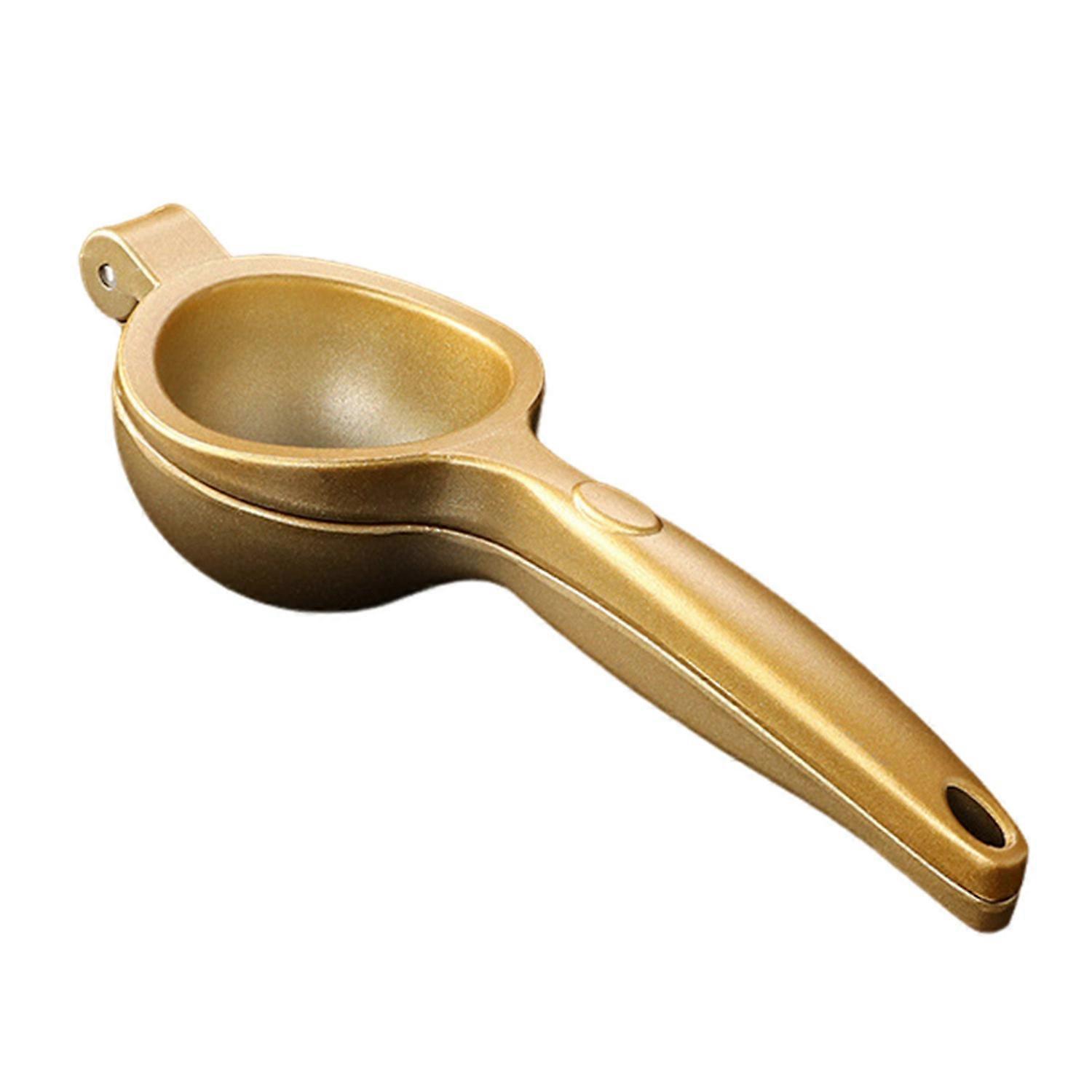 Stainless Steel Lemon Squeezer Rust-Proof Ergonomic Handle with Hanging Hole Easy to Store Non-Slip