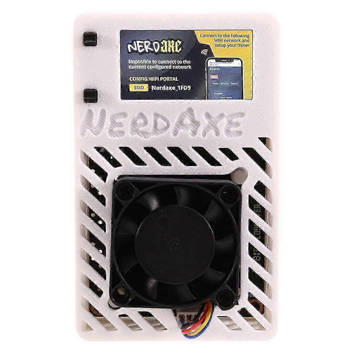 NerdAxe Bitaxe Miner BM1366 ASIC Puce 500Gh/S NerdMiner Loterie Minière Mineur Solo Loterie BTC Miner