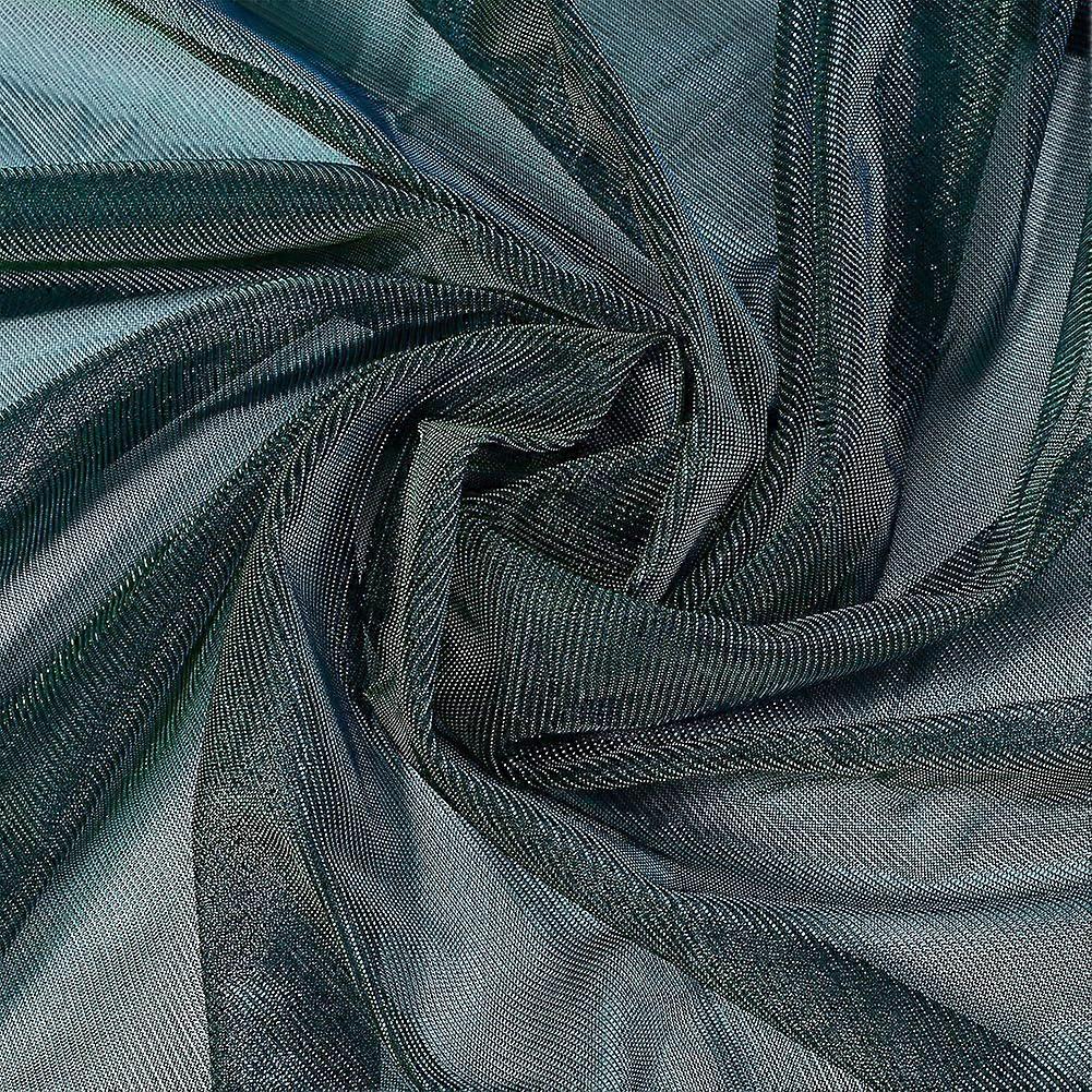 3.2 Yard Sandwich Mesh Fabric Dark Green 59inch Light Elastic Spacer Mesh Fabric Slide Silk Stretch Mesh Fabric Polyester Mesh Netting for DIY Craft H