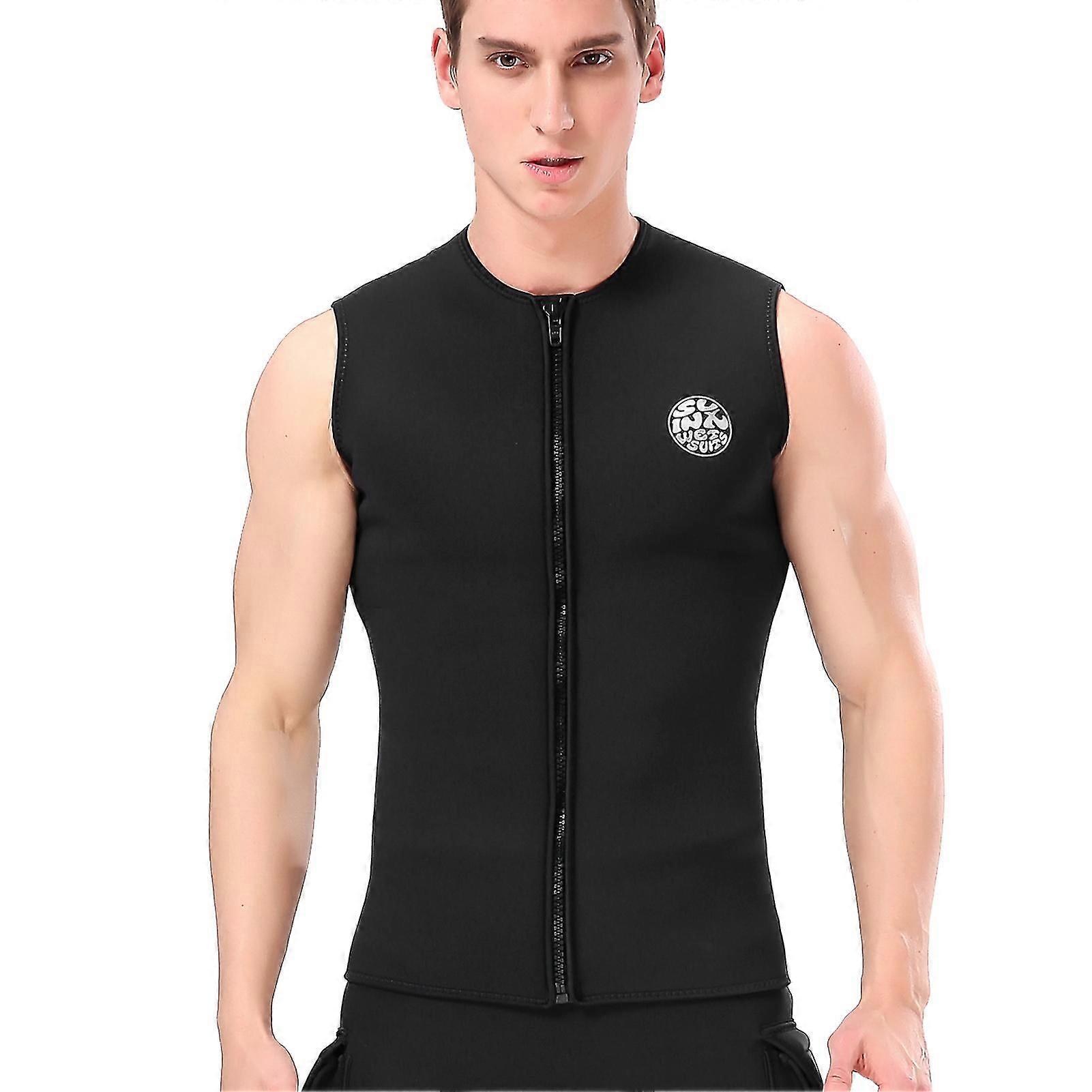 3mm Neoprene Wetsuit Top Γιλέκο Θερμικό Ζεστό Αμάνικο Γιλέκο