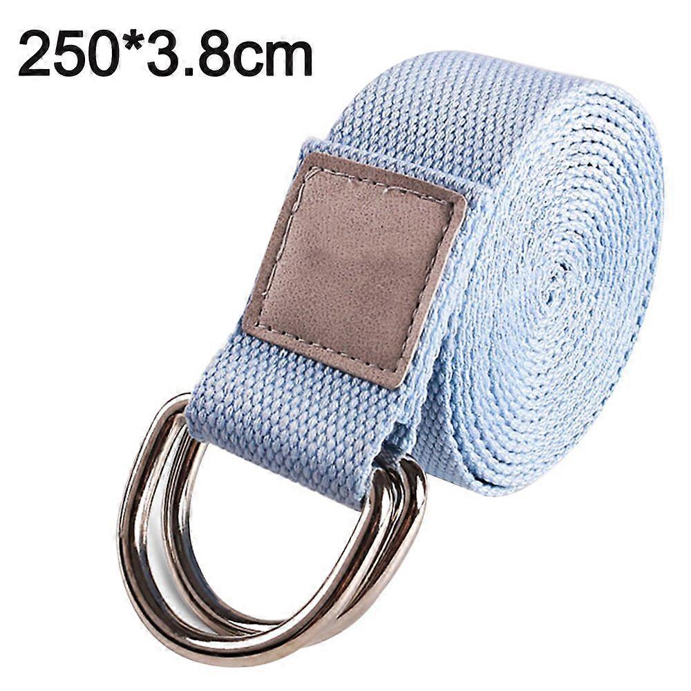 Yoga Exercise Strap  with Adjustable D-Ring Buckle Loop , for  Pilates Dance Gymnastics