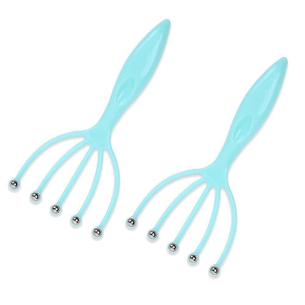 Scalp Massager Handheld Spa Stress Relief Head Massager Easy Carry To Promote Blood Crculation's Head Scratcher