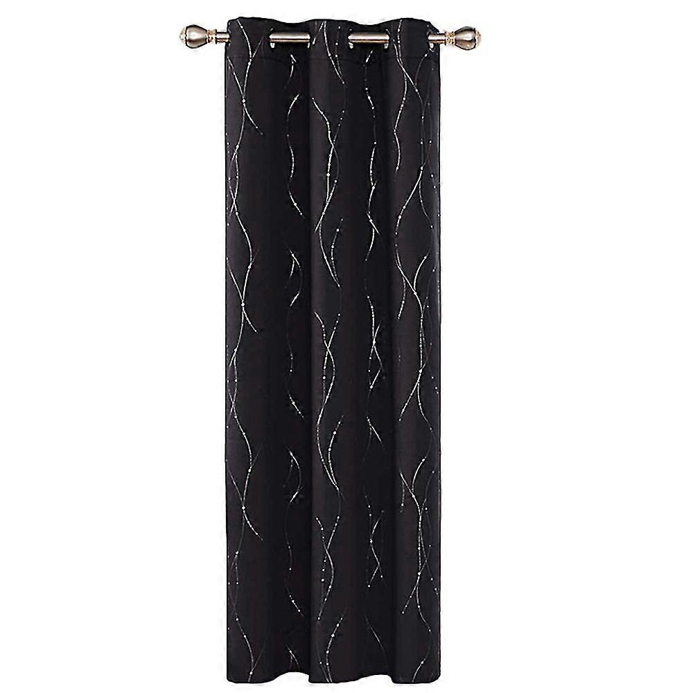 Decorative Heat Proof Polka Dot Curtain (52 X 84 ")