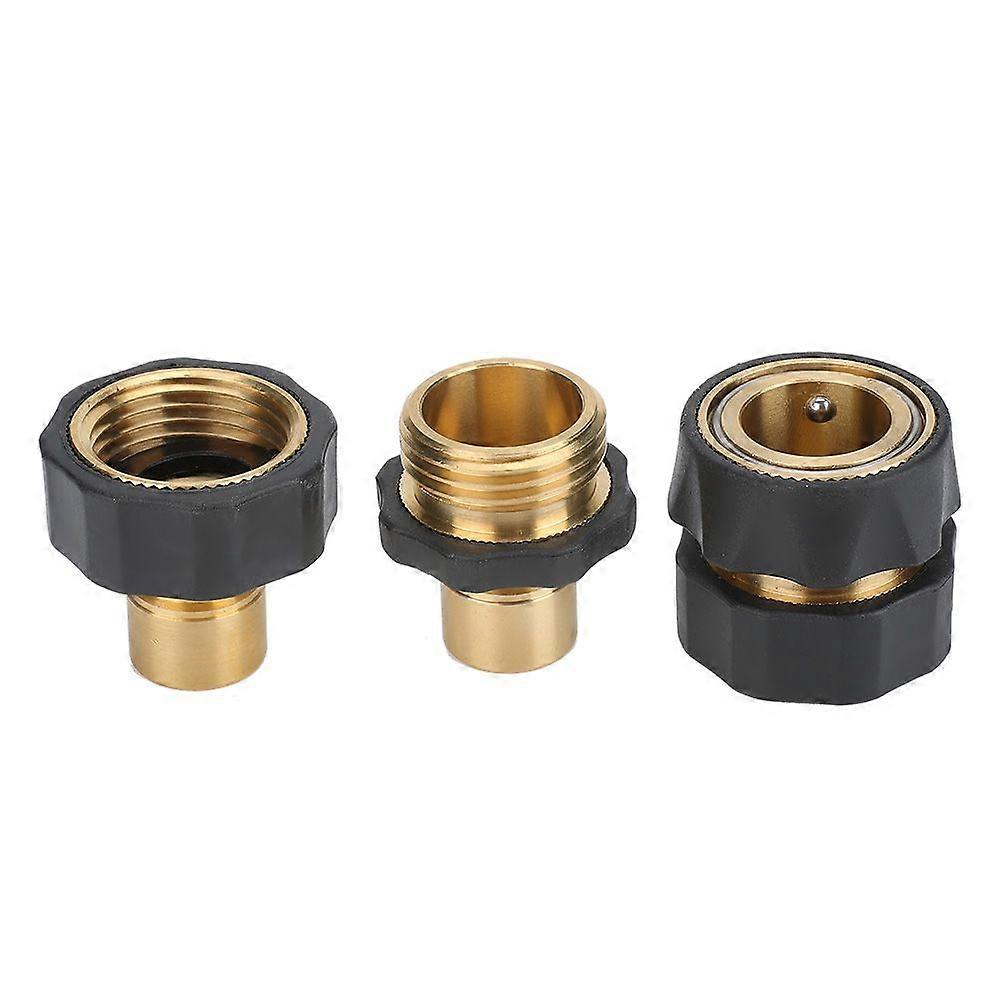 NPT Garden Hose Quick Connect Set G1/2" FNPT Connector&G3/4" FNPT Connector&G1/2" MNPT Joint