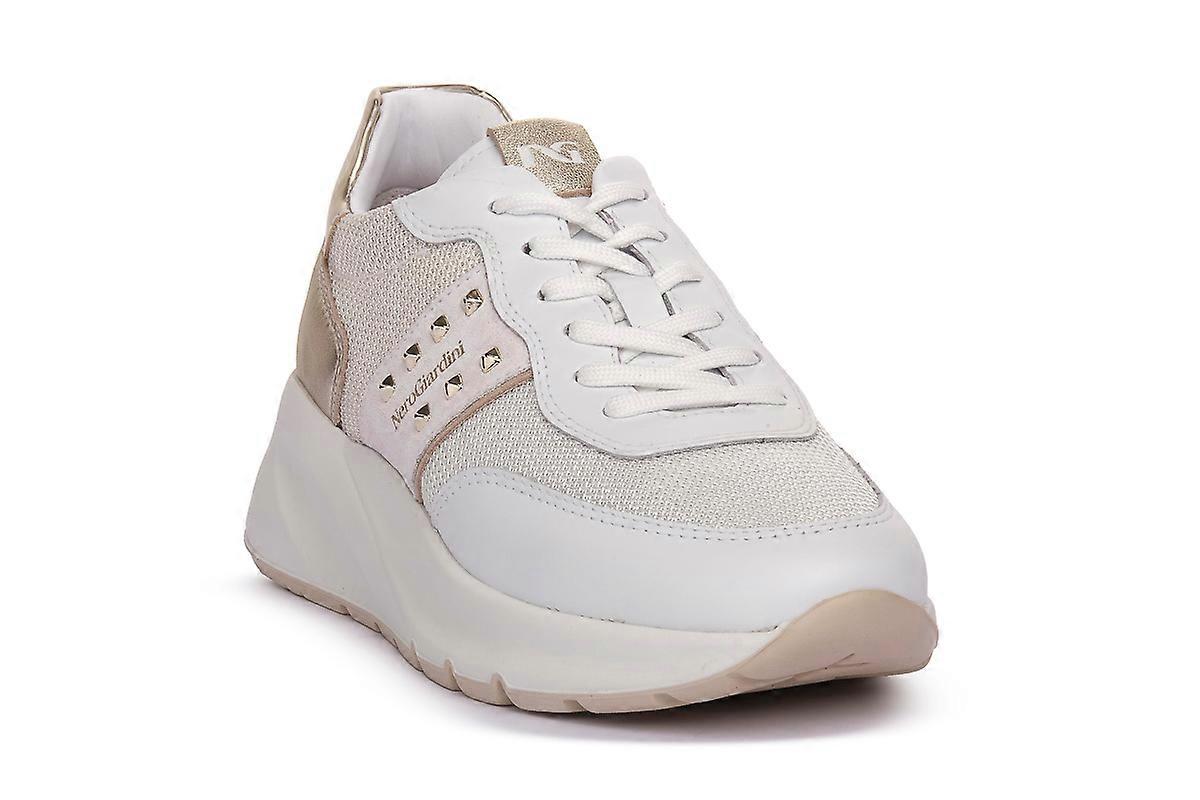 Black Gardens 707 schipper witte mode sneakers