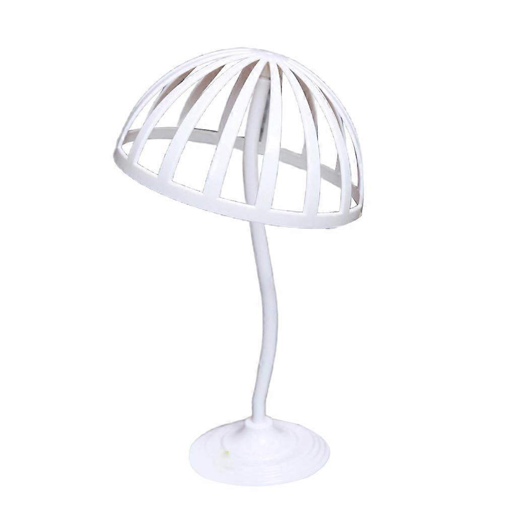 自立型かつら帽子収納ディスプレイホルダーラックドライヤースタンドオーガナイザーマネキンヘッドモデルホームショップホワイト