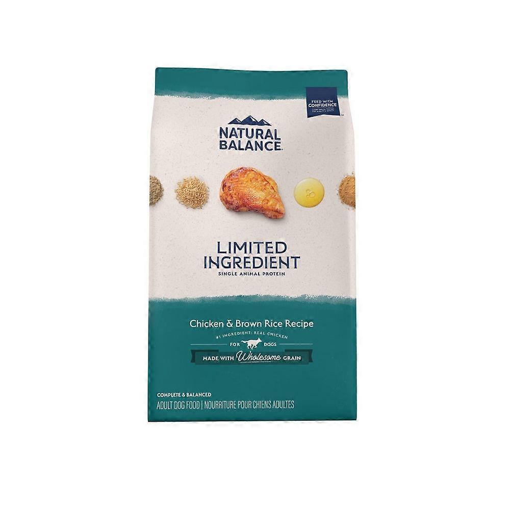 Natural Balance Pet Foods, Limited 成分,干狗粮,鸡肉和糙米,4 磅