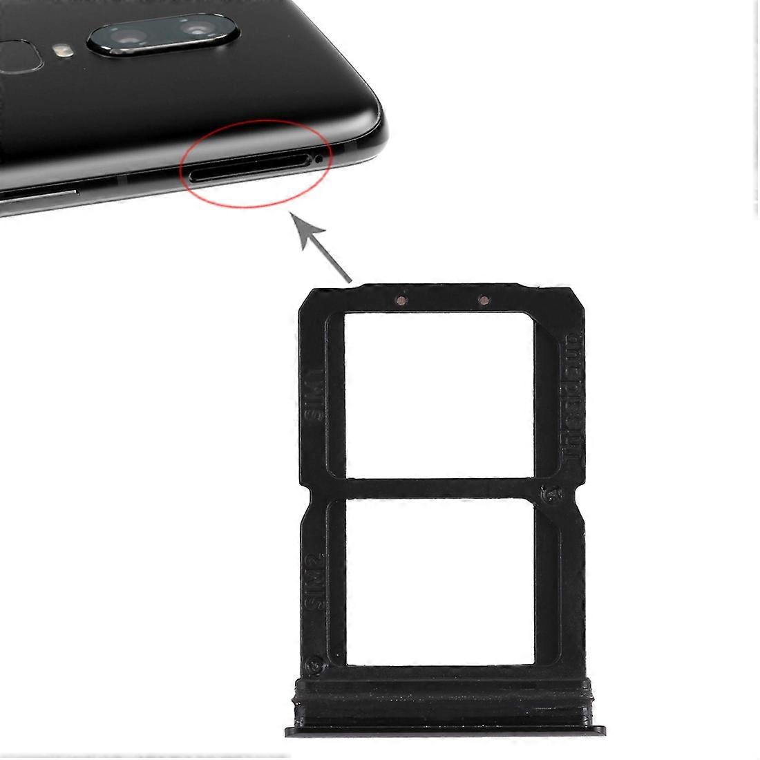 لدرج بطاقة SIM مزدوجة OnePlus 6 (أسود)