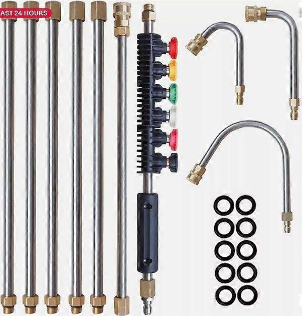 4000PSI High Pressure Washer Extension Wand Replace Lance Gutter Cleaner Nozzle