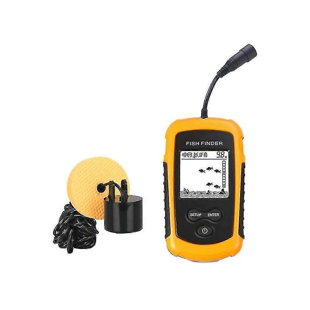 Shoal Sonar Fish Detector Ultrasonic Wire Fish Detector Radar Detection Fishing Transducer Portable