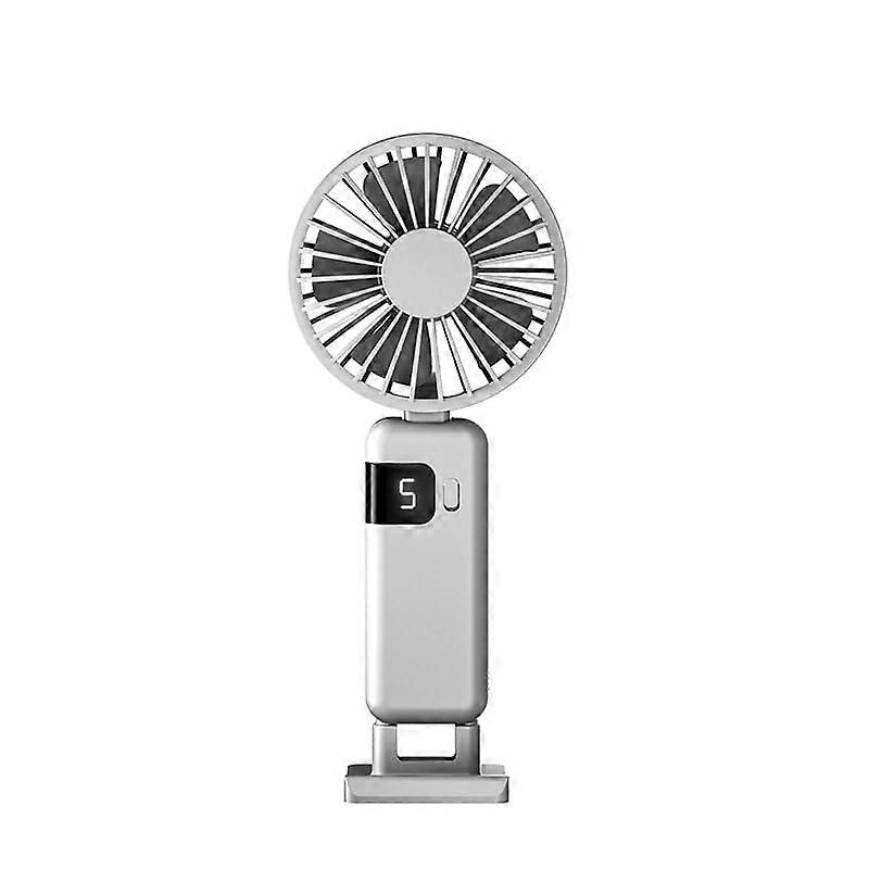 Mini USB Handheld Fan - 5-Speed Rechargeable Travel/Cooling Tool