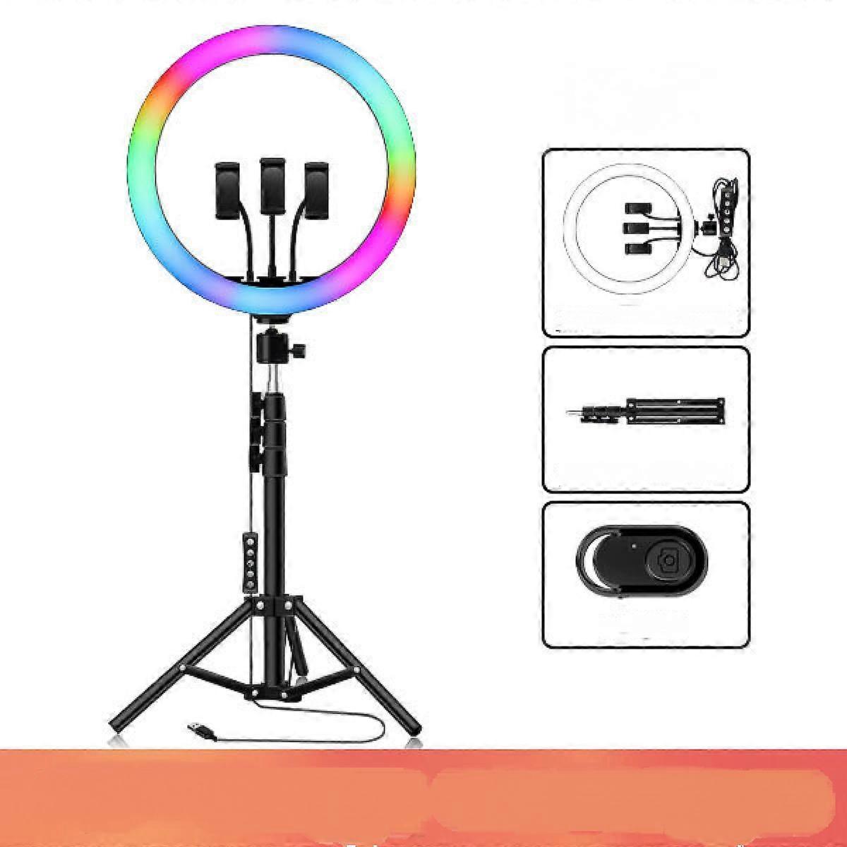 Ring Lamp - RGB Ring Fill Lamp USBPowered Fill Light for Selfie Live Broadcast