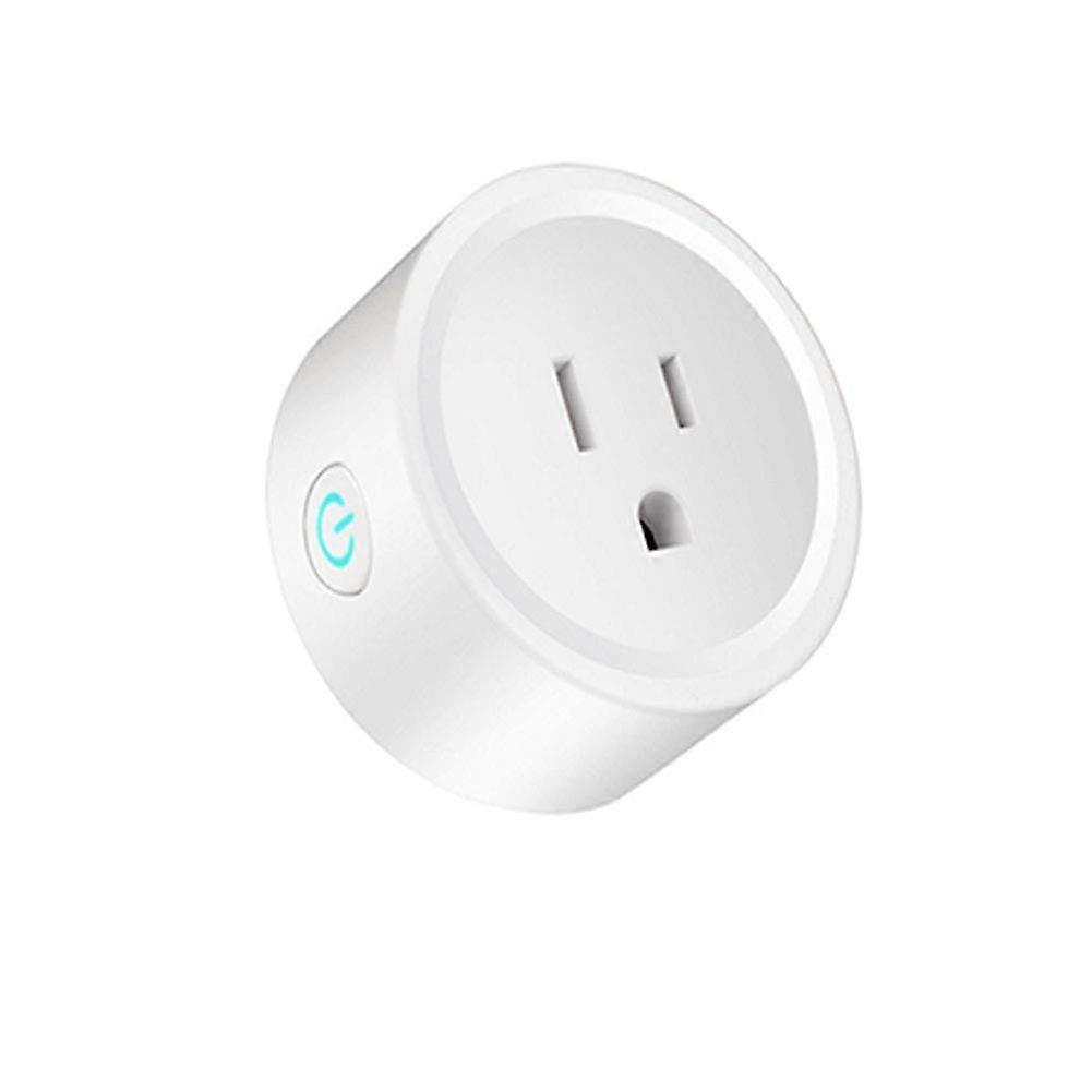 Smart Plug Mini WiFi Outlet Wireless Socket Compatible with Home and with Timer Function for Home Automation Voice Control