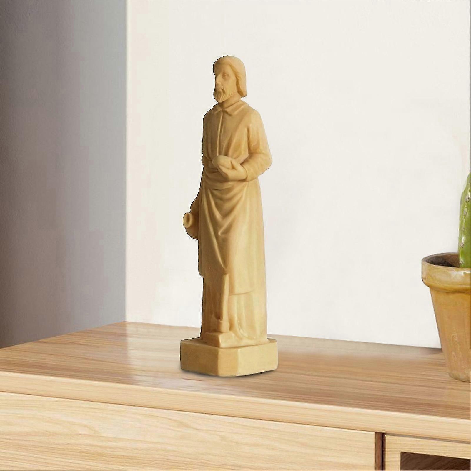 Statue Saint-Joseph En Résine - Pour Décoration Intérieure Ou Symbole De Protection