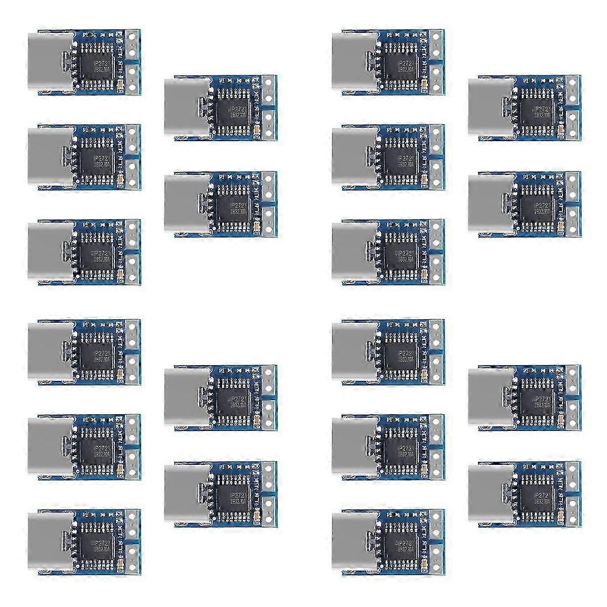 20 PCS PDC004-PD PD Decoy Module USB-C PD 20V DC Fixed Voltage Power Trigger Module 5A Type-C Femal