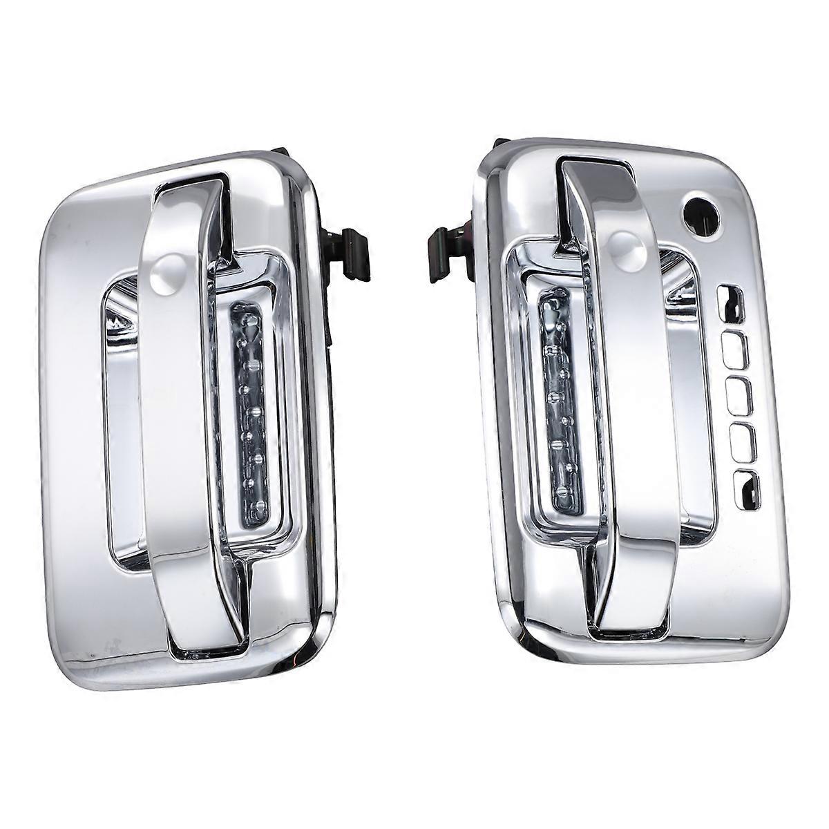 Front Left Right Exterior Door Handle W/Keyhole/with Keypad Hole for 2004-2014 9L3Z-1522405- 9L3Z-1