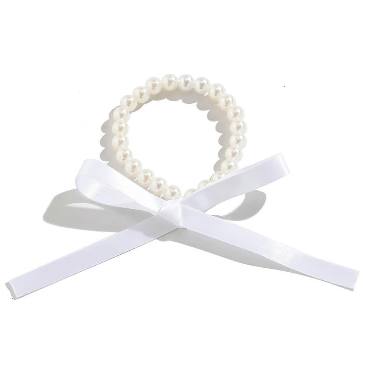 Pearl Bracelet, DIY Bracelet, Bow Bracelet