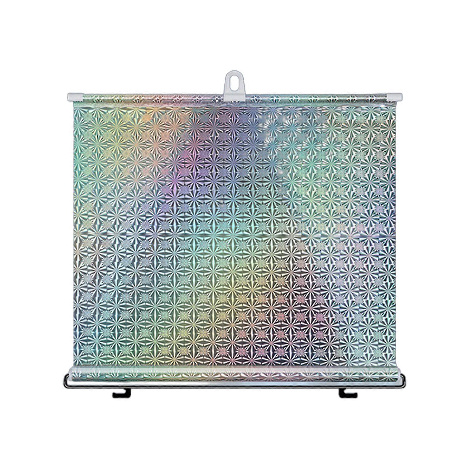Retractable Suction Cup Shade Heat Insulation Shade Stretchable Curtain Car Convenient Window Sun Shade Simple Install Silver 40 60