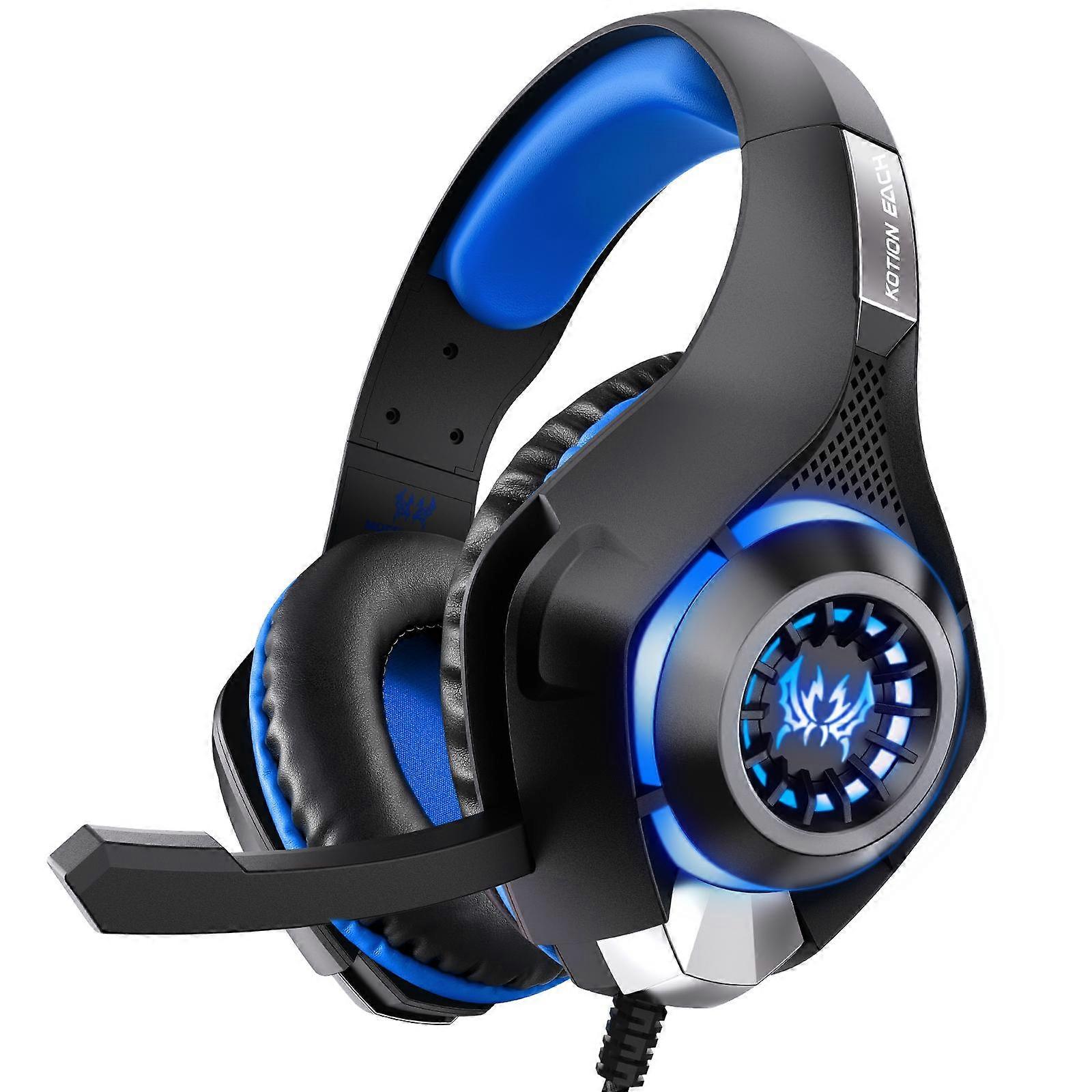 KOTION EACH GS400 omnidirectionele microfoon-gamingheadset, lengte: ongeveer 1,9 m