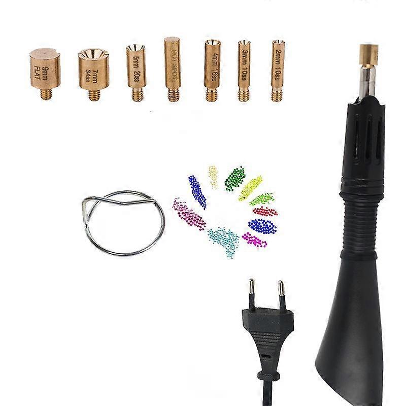 Fast Heated Rhinestone Hot Fix Applicator Heat-fix Tool Garment Diamond Drill Pen With 7 Tips