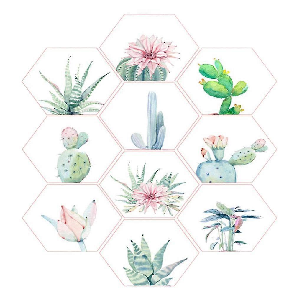 10Pieces Self Tiles Stickers 20cmx23cm(each small panel) Transfers Non Slip