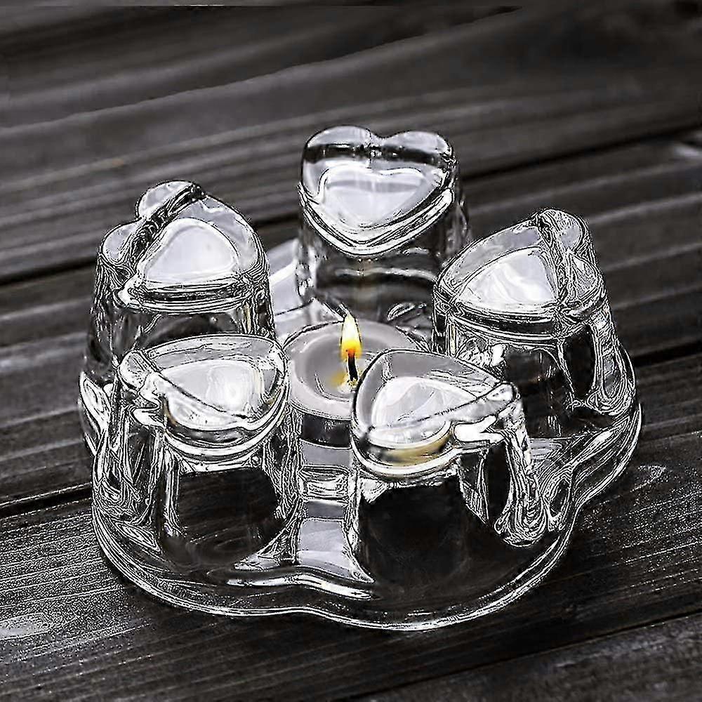 Universal Solid Crystal Glass Teapot Warmer | Tea Warmer -- Candle Never Flames Out1pcs