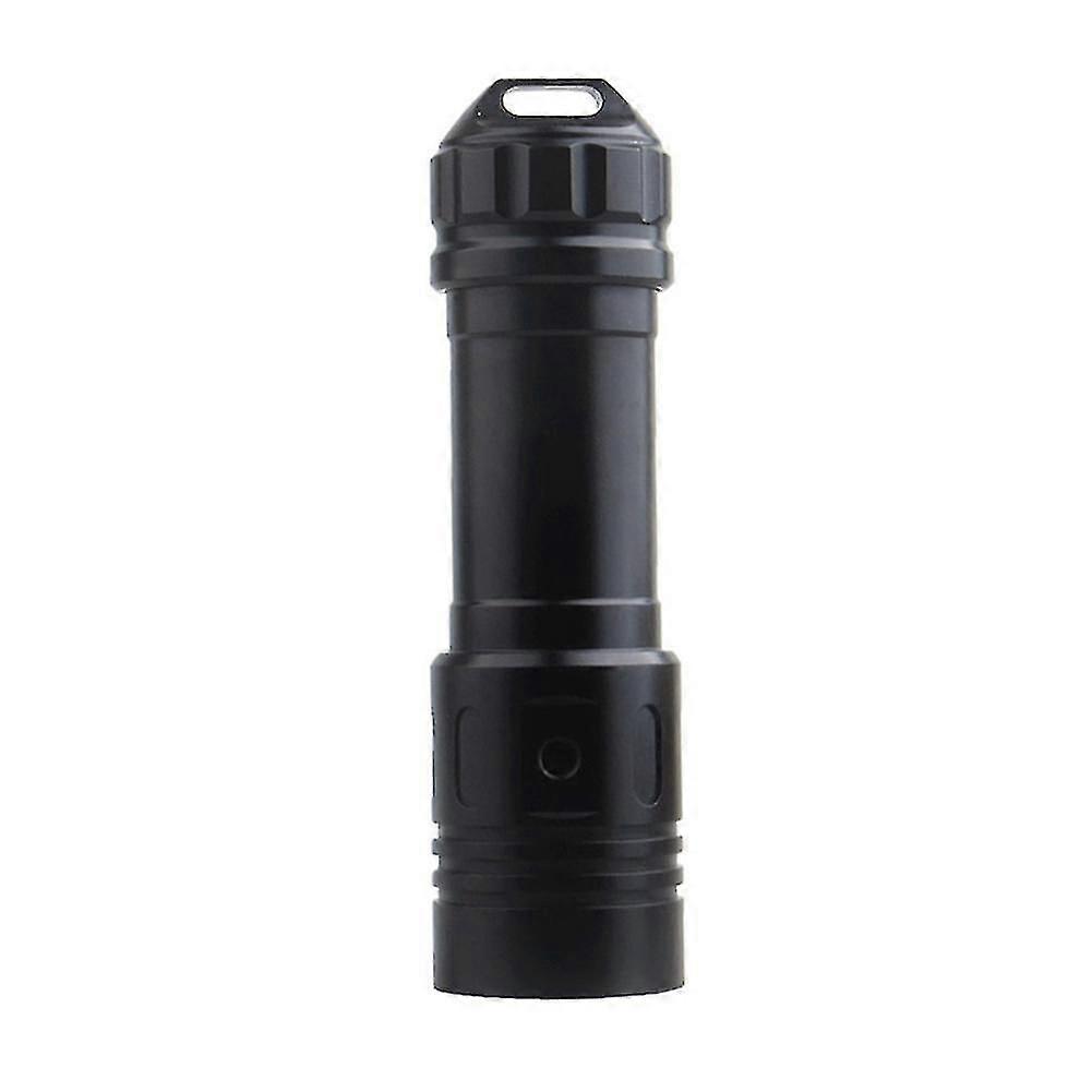 Led Diving Flashlight Scuba Dive Underwater Camping Lanterna Torch Lamp Stepless Dimming Powered By