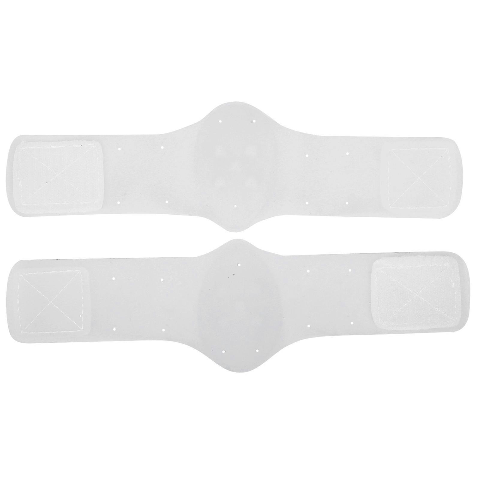 A Pair Silicone White Sole Massage Orthopedic Insole Arch Support Flat Foot Correcting