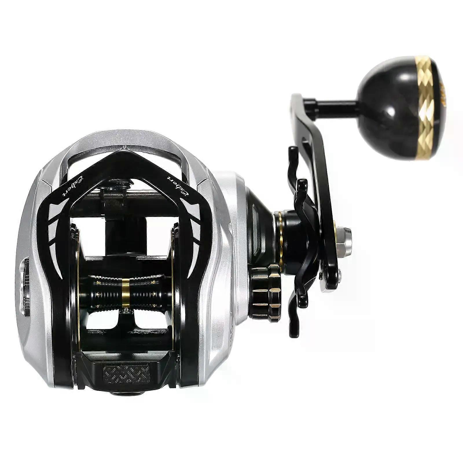 Single Handle Baitcasting Reel 16KG Drag Power 6+1 BB 63:1 Fishing Reel with Magnetic Brake System Fishing wheel