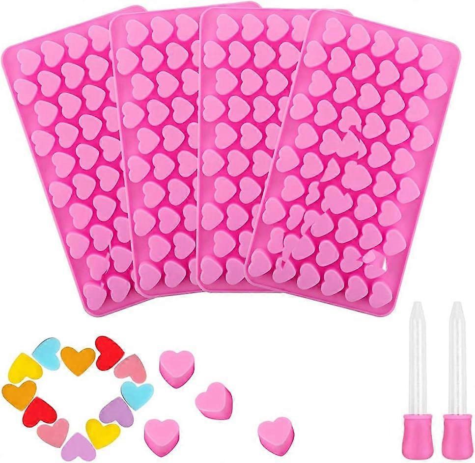 Heart Shape Ice Cube Mold, Silicone Candy Mold, Reusable Mold