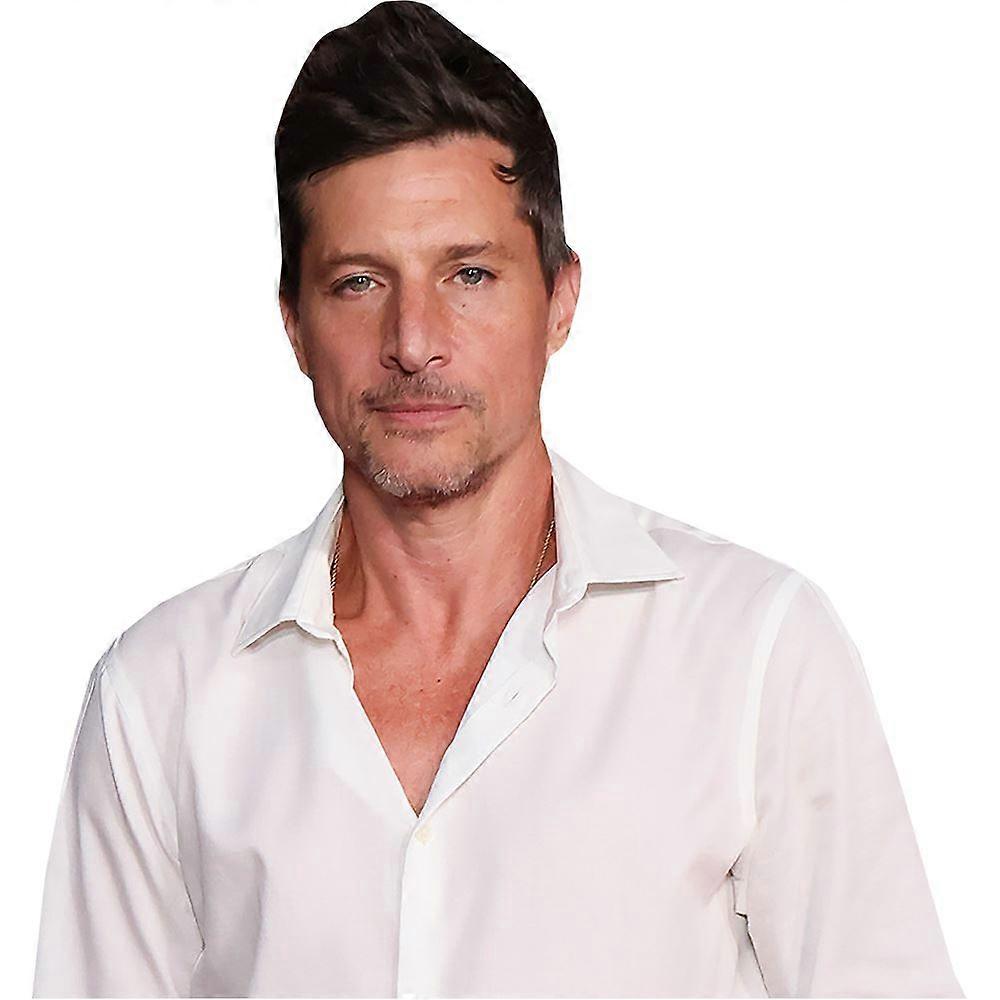 Simon Rex (wit overhemd) Buddy uitsparing voor het halve lichaam