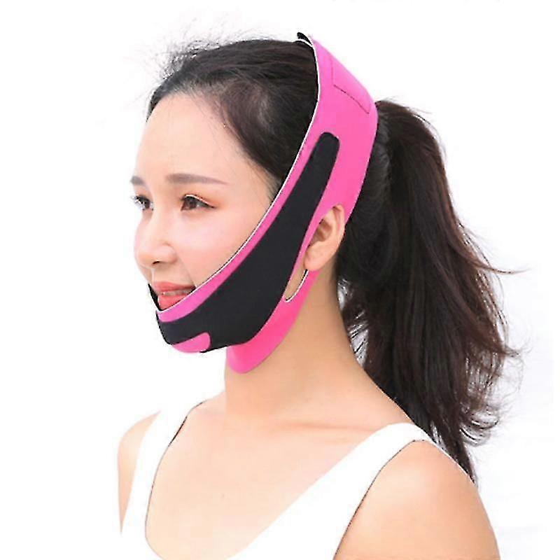 1pc V-shape Line Face Lift Up Bandage Mask Slimming Belt Anti Wrinkle  Reduce Double Chin