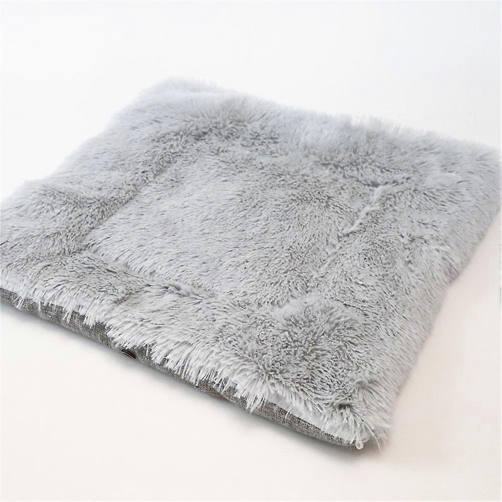 Dual Use Plush Pet Mat Multifunctional Winter Warm Cat Mat Soft Pet Mat