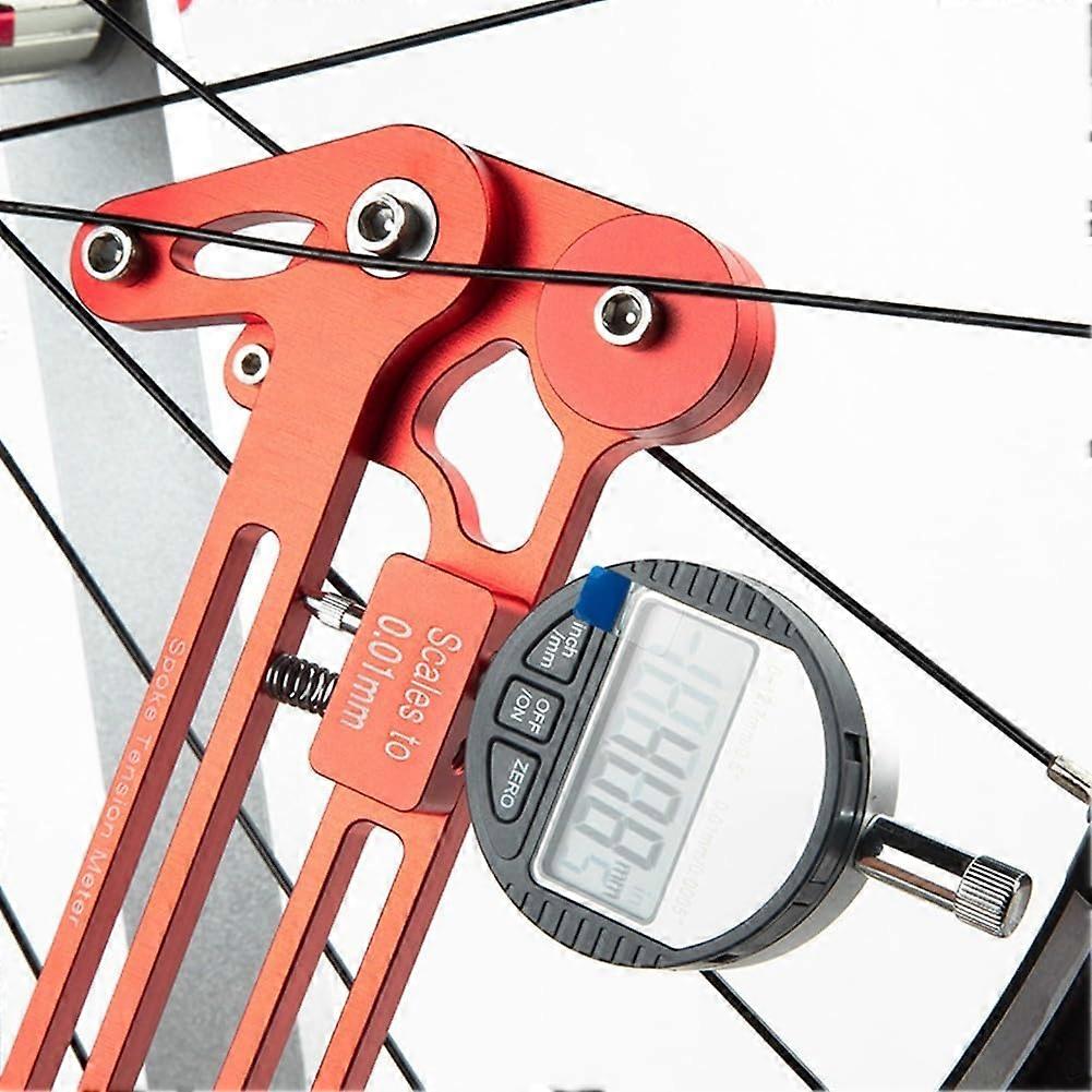 Bicycle Tension Meter Bicycle Electronic Spokes Tension Meter Mechanical Tension Meter for 26/27.5/29 inches, 700C