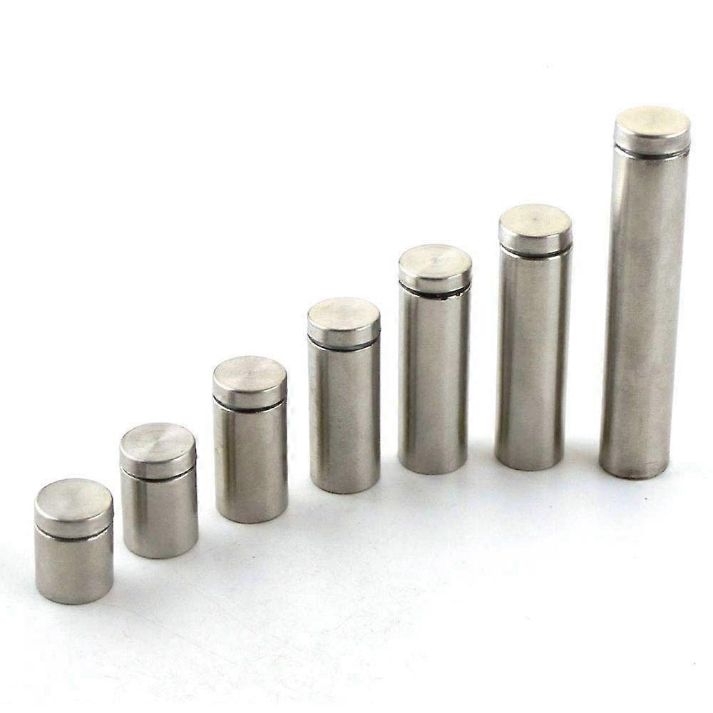 Steel Advertising Screw Standoff Fixings 4pcs 19mm, 19x100mm, 19x80mm, 19x150mm Glass Standoff Bolt for Signage Display