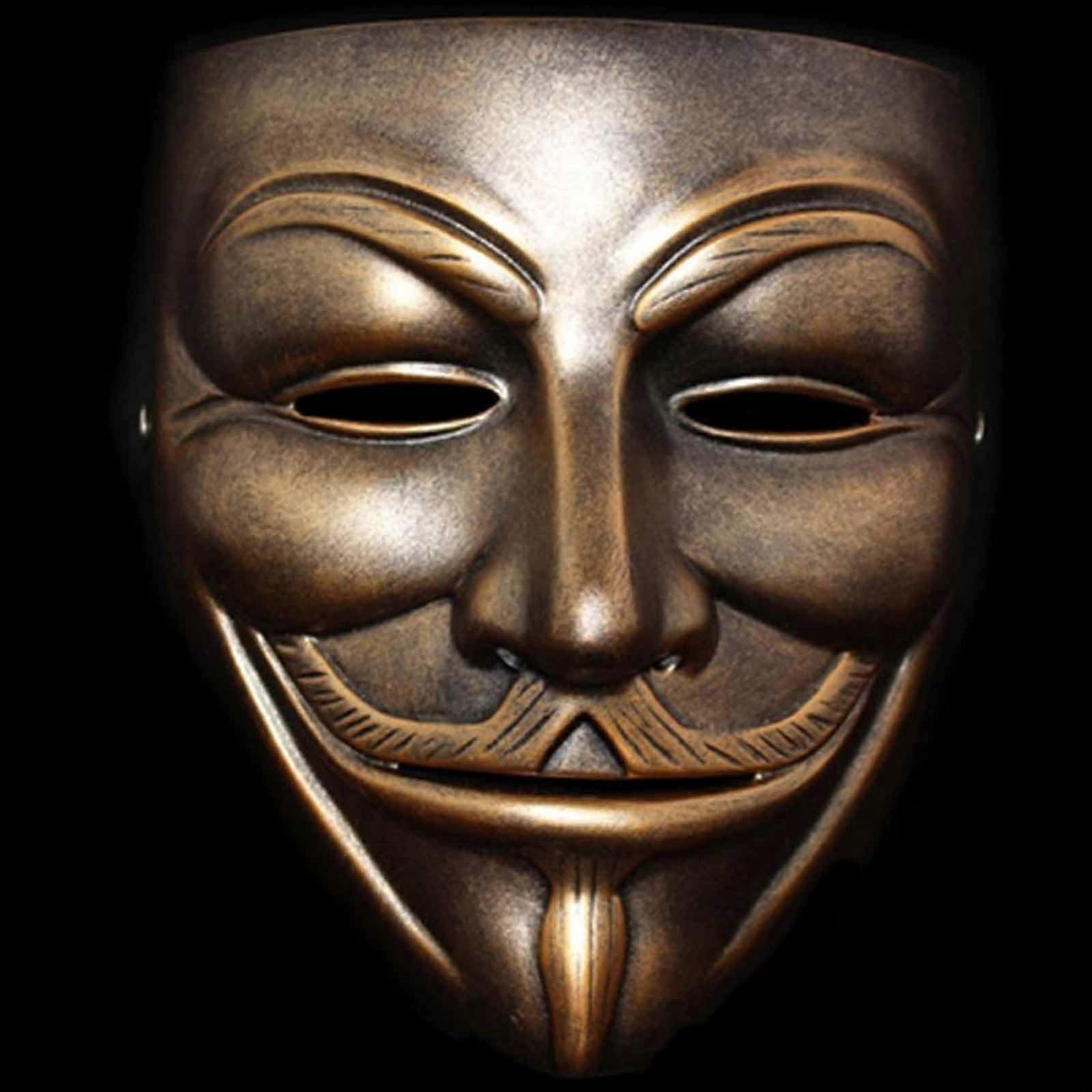 Resin Character V Mask for Cosplay, Halloween, and Costume Parties - Unique Design, Adjustable Size, High-Quality Material
