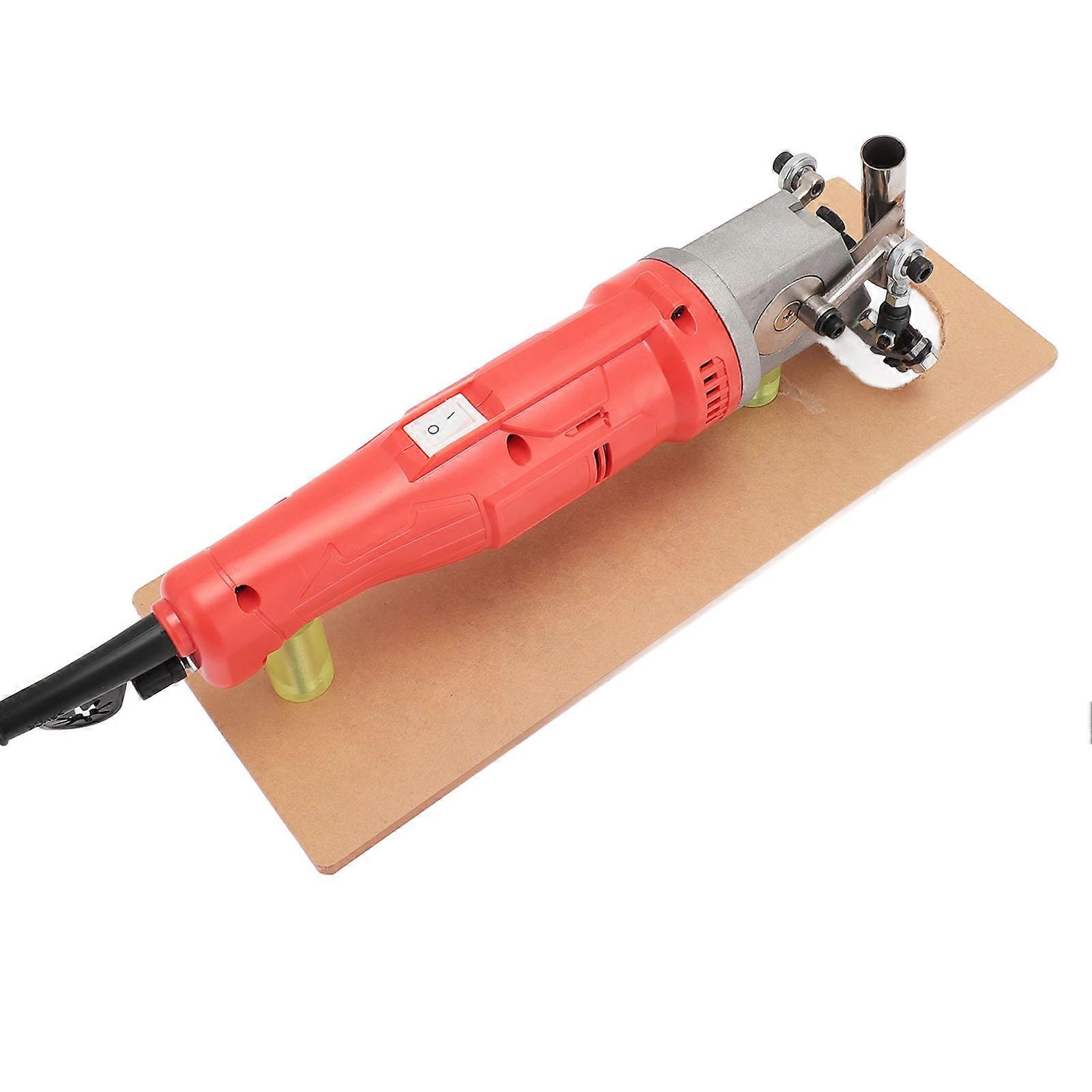 V Shape Carpet Carving Machine 120W 3500rpm Ergonomic Handle Rug Tufting Clippers 100‑240V Yellow AU Plug