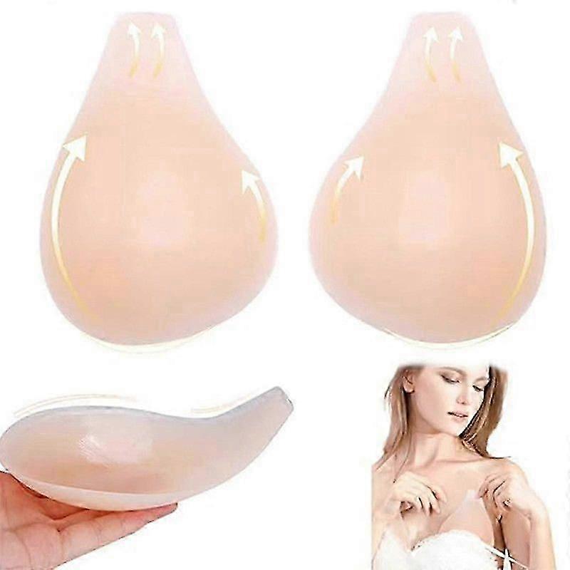 Strapless Bra, Adhesive Silicone Invisible Backless Push Up Sexy Bra