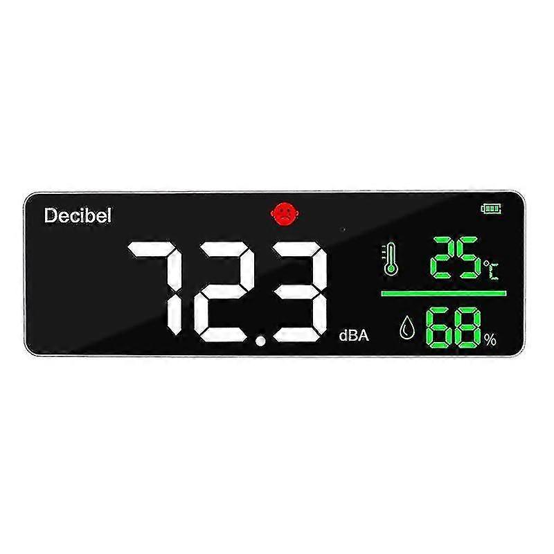 Decibel Meter Hanging Sound Meter Humidity Meter With Alarm Icons Indicator Wide Applica