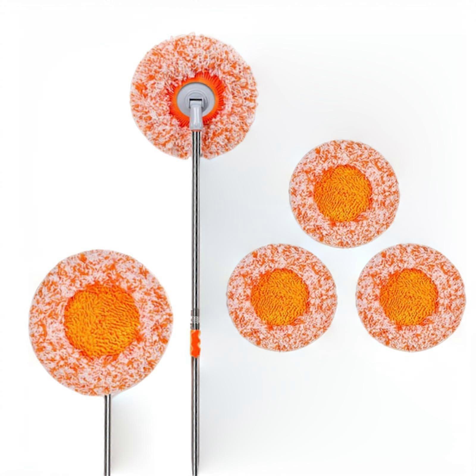 78in Adjustable Cleaning Mop,360° Rotatable Wall Adjustable Cleaner with Long Handle