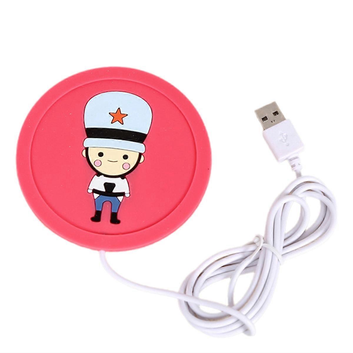 Cartoon USB Coffee Heater Coast Mat Resin Bubble Removal Mold