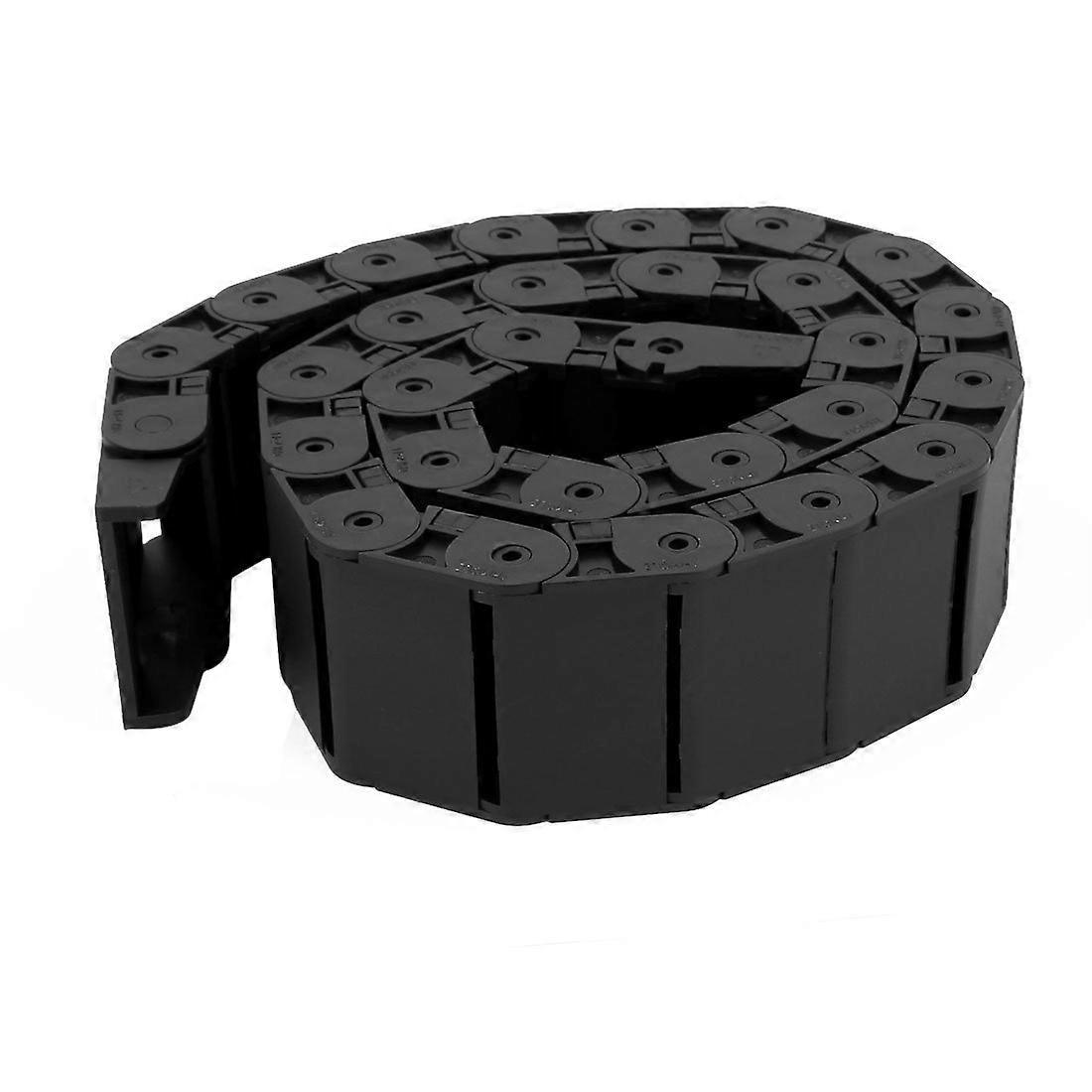 Qtqgoitem 1M Plastic Drag Chain Towline Carrier 18mm x 50mm Model 07B 992 74A 3A4 C0F for Cable Management