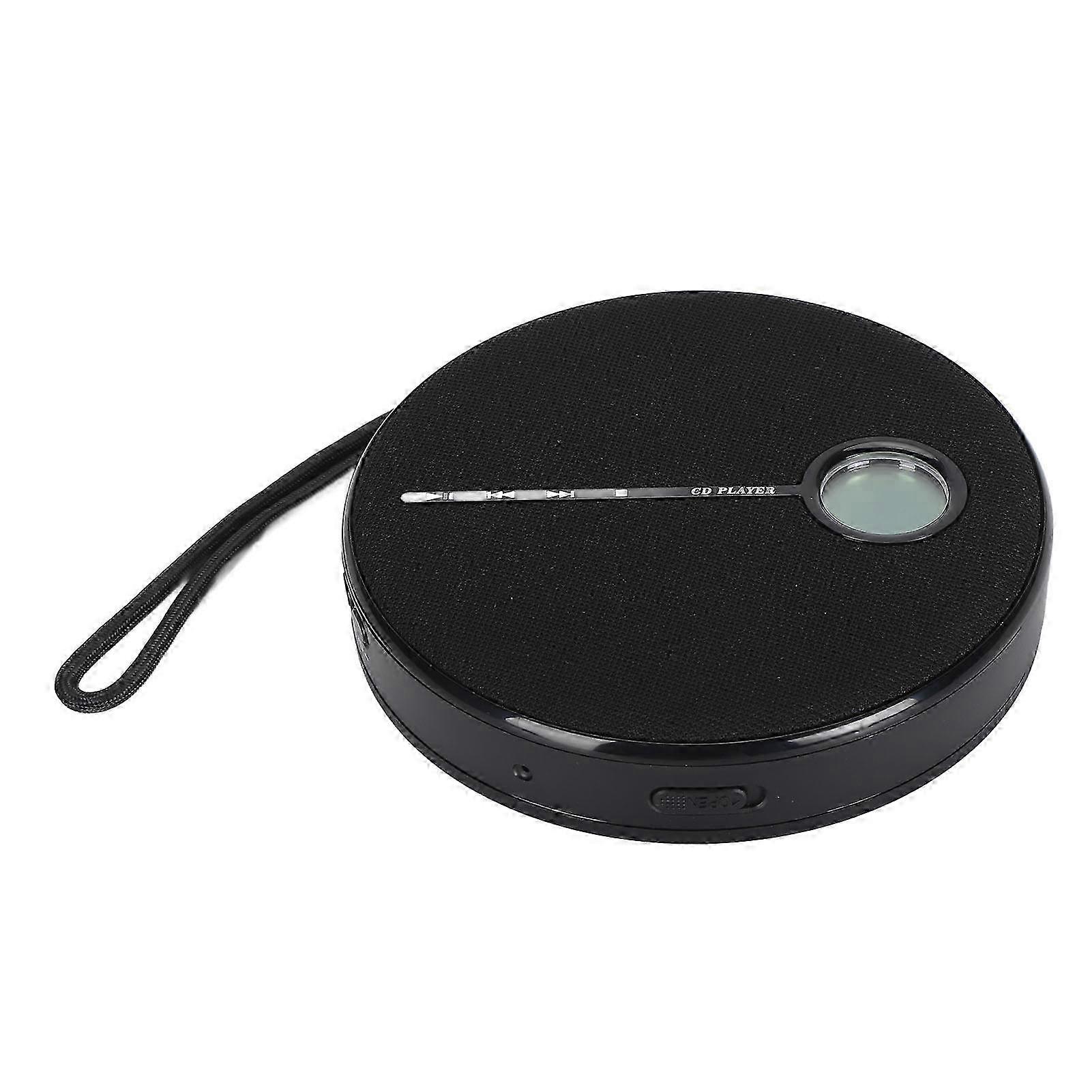 Leitor de CD portátil Bluetooth 5.0 com bateria recarregável para carro e casa