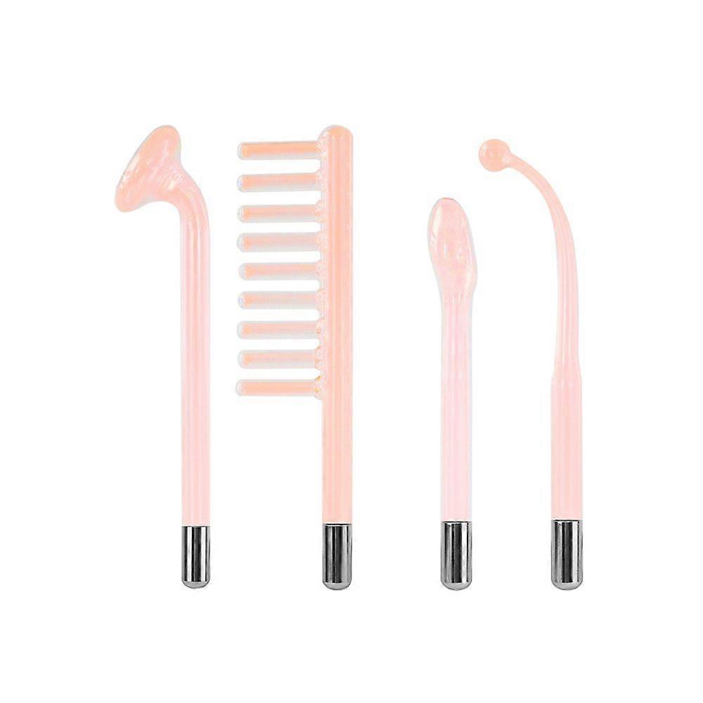 High Frequency Facial Treatment Device - Portable Handheld High Frequency Facial Treatment Device with 4 Different Tubes