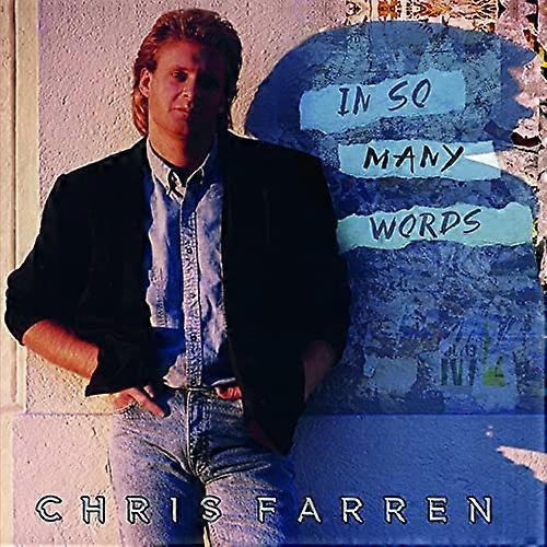 Chris Farren - In So Many Words [CD]