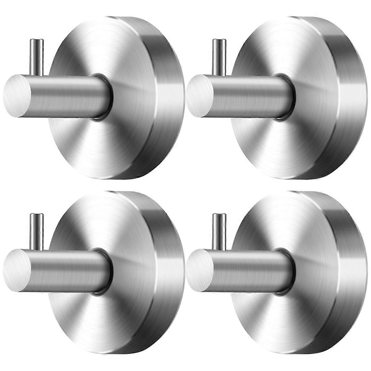 4pcs Suction Cup Hooks, Towel Hooks, No Drilling Hooks, Suction Cup