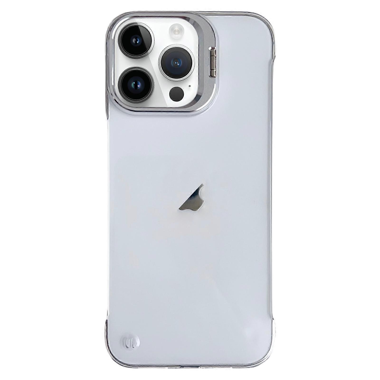Ultra-thin Transparent Frameless Lens Holder Phone Case