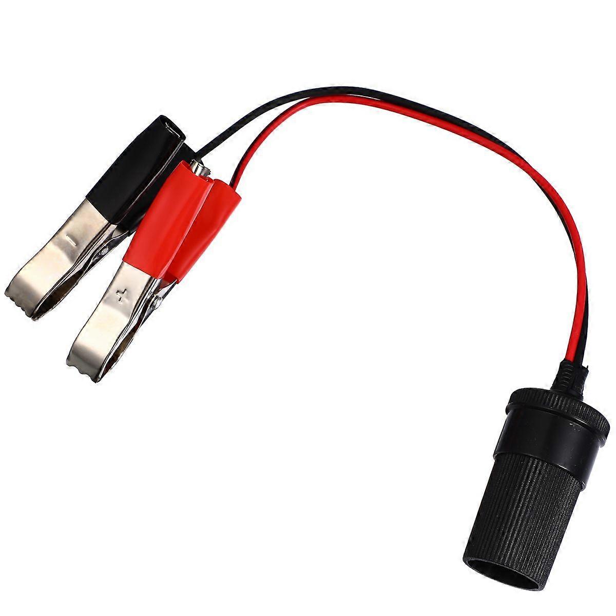 WINOMO bil automatisk batteri klemme 12V DC sigarettenner socket adapter