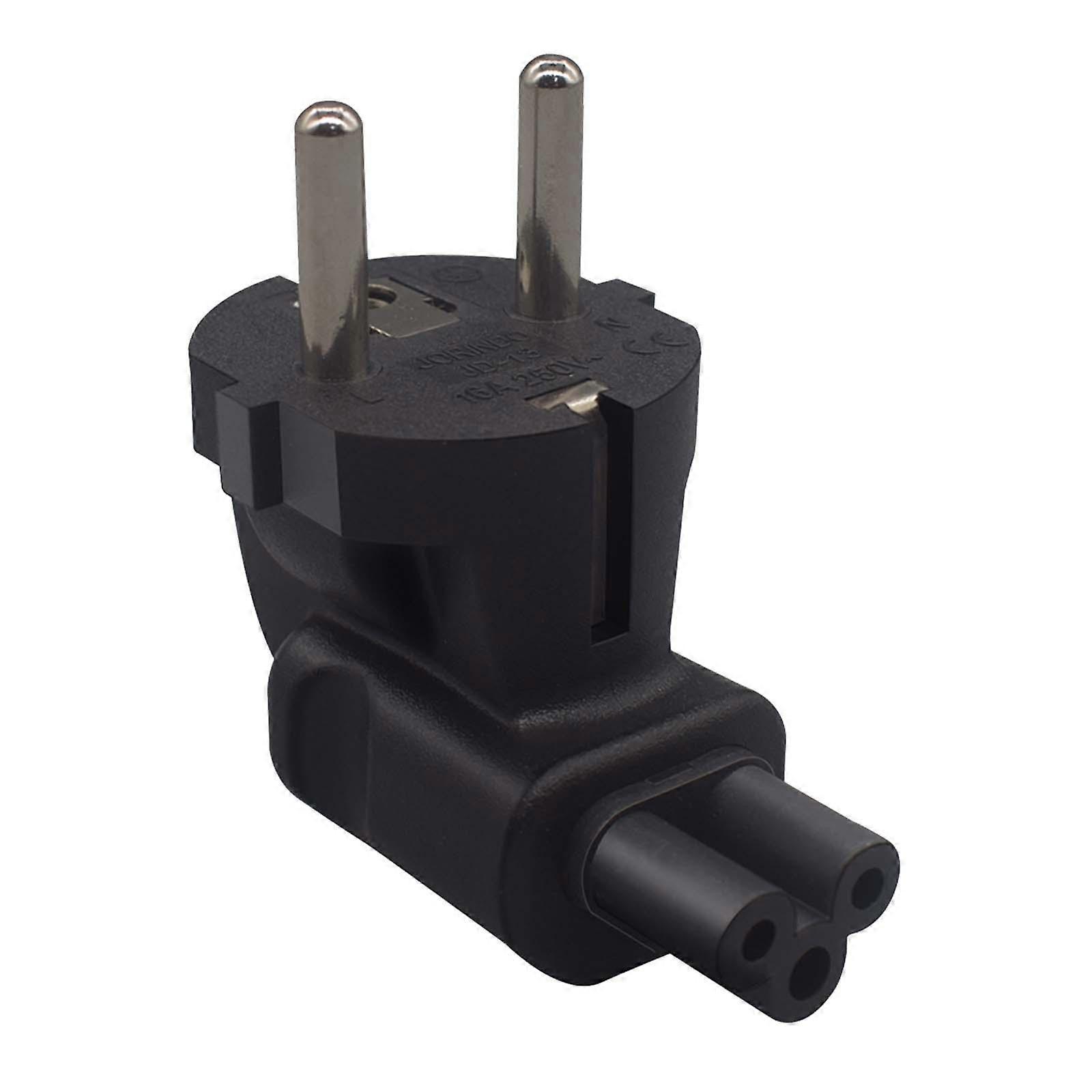 EU 4.8mm to IEC 320 C5 Adapter Converter for Laptop Printer Notebook Durable